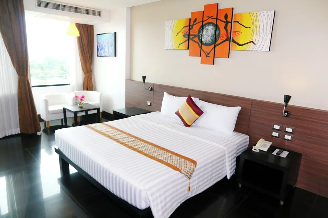 Arthitaya Green Nature Hotel & Lakkhana-Deluxe Double Room, Balcony, Garden View-1