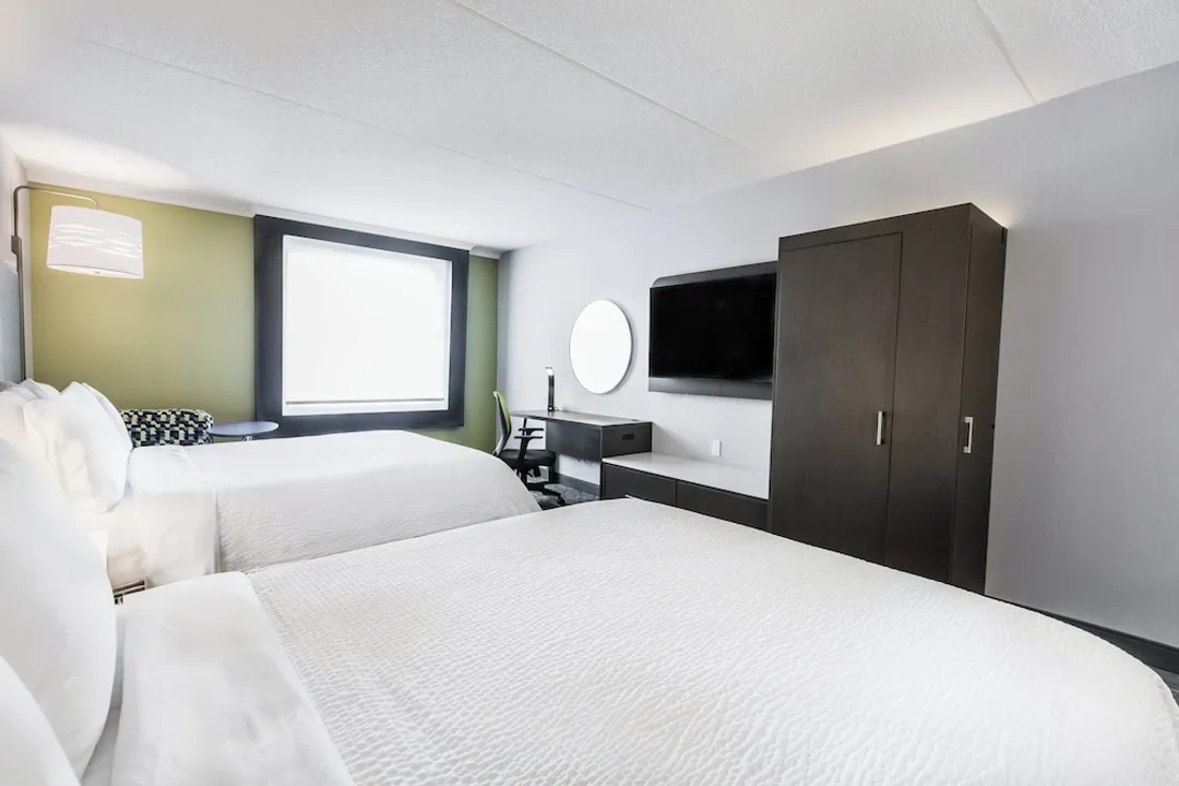 홀리데이 인 익스프레스 앤드 스위트 토론토 에어포트 사우스 바이 IHG-스탠다드룸, 퀸사이즈침대 2개-2
