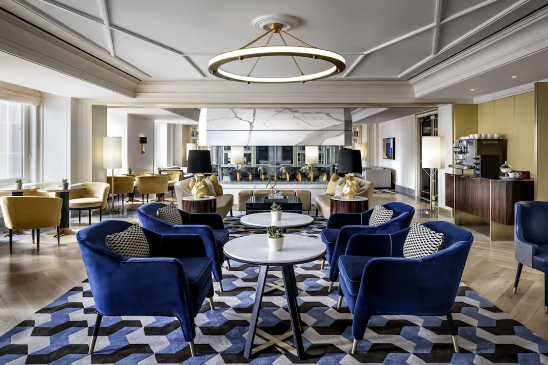 費爾蒙特皇家約克飯店-Fairmont Gold, 客房, 1 張特大雙人床, 非吸煙房, 可使用俱樂部酒廊-5