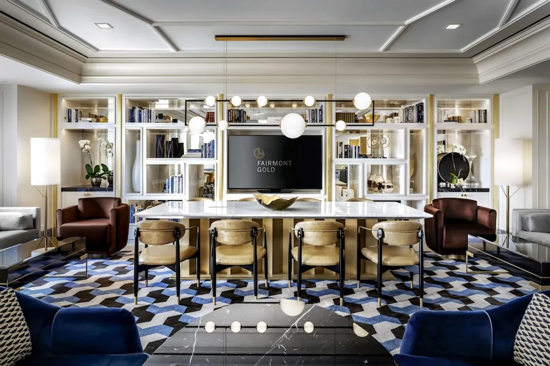 費爾蒙特皇家約克飯店-Fairmont Gold, 開放式套房, 1 張特大雙人床, 非吸煙房, 可使用俱樂部酒廊-6