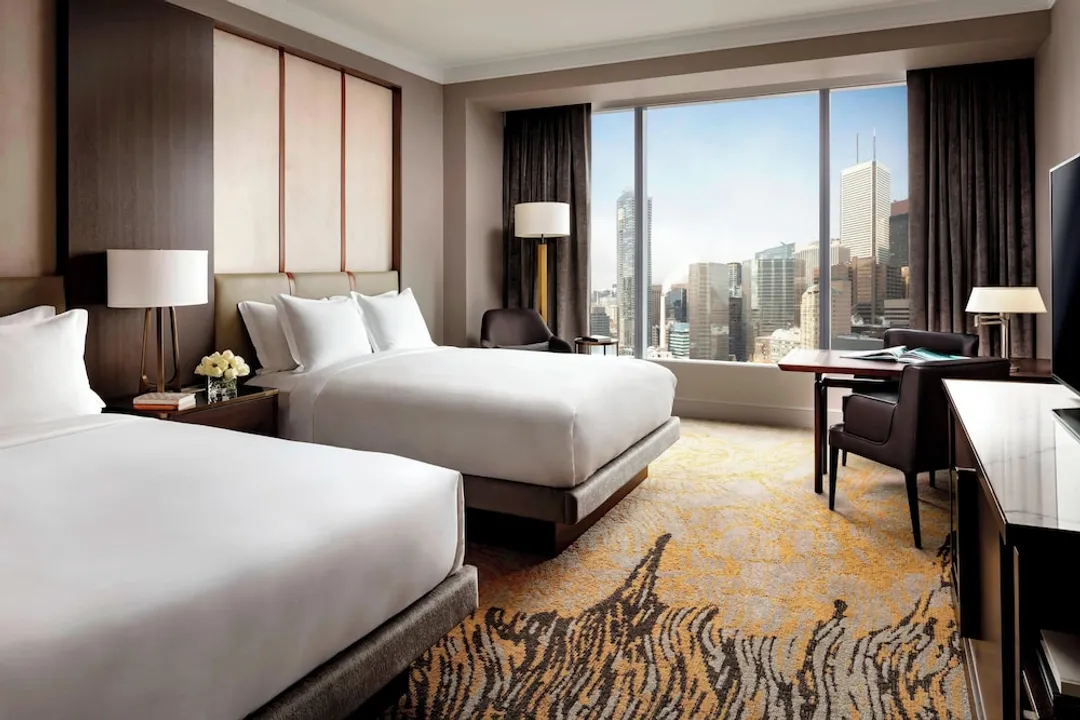 The Ritz-Carlton, Toronto-Club Room, 2 Double Beds, Club Lounge Access (Lounge Access for 2 Guests)-1