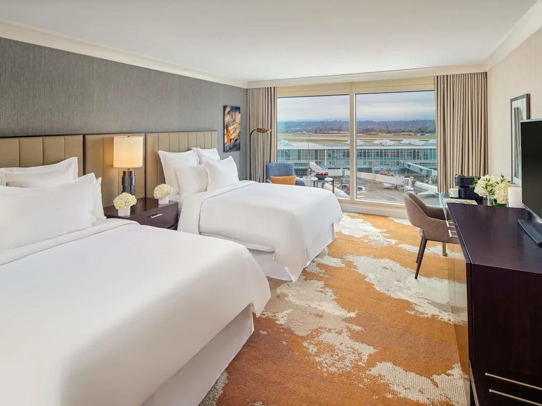 溫哥華機場航站樓費爾蒙飯店-Fairmont Room, 2 Queen Beds-1