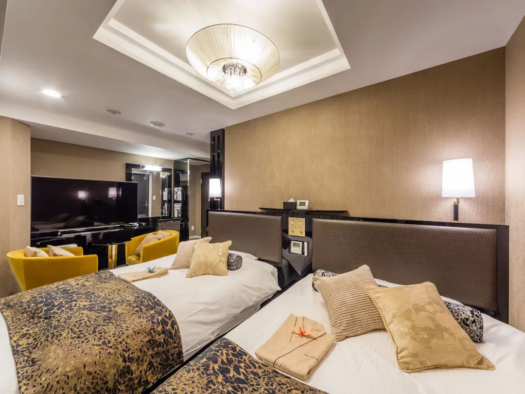 京成上野站前APA飯店｜上野站步行4分/近上野公園-豪華雙床房, 2 間臥室-2