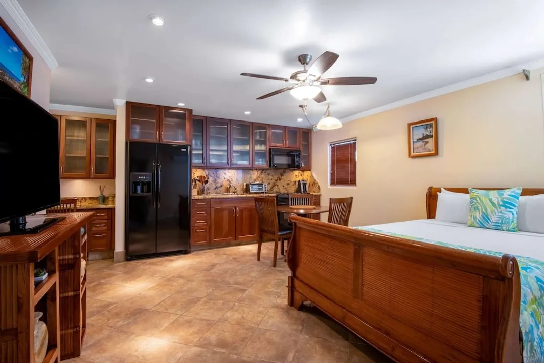茂宜海濱溫德姆戴斯飯店-套房, 1 張加大雙人床, 非吸煙房 (One-Bedroom, Kamehameha Suite)-4