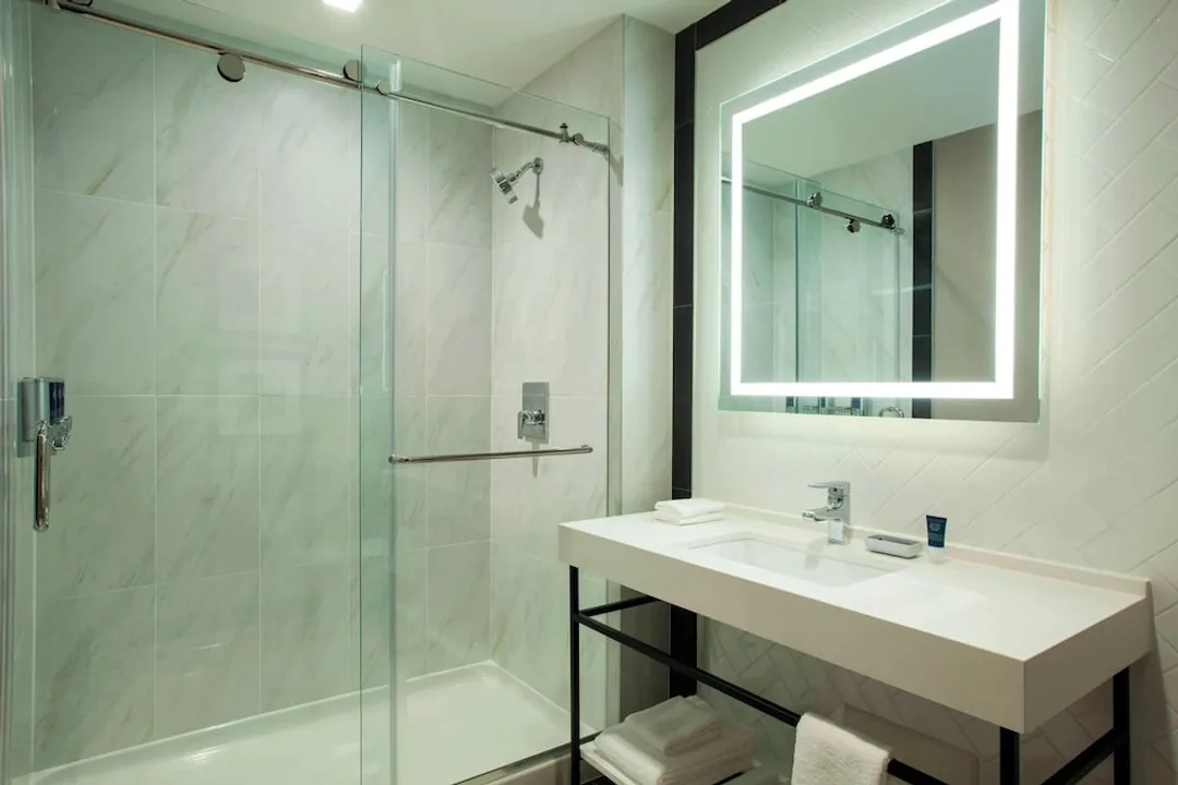 曼哈顿中城西边喜来登福朋酒店-客房, 1 张特大床, 无烟房-4