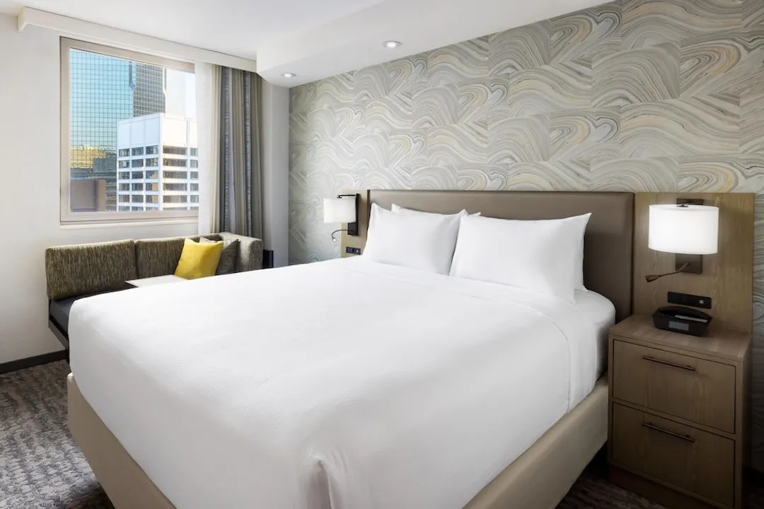 Residence Inn by Marriott New York Downtown Manhattan/Financial District-開放式客房, 1 張特大雙人床, 簡易廚房-3