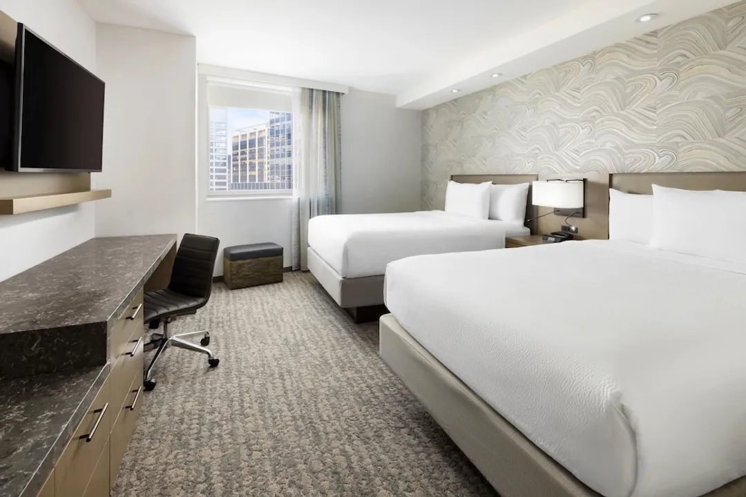 Residence Inn by Marriott New York Downtown Manhattan/Financial District-開放式客房, 1 張特大雙人床, 簡易廚房-1