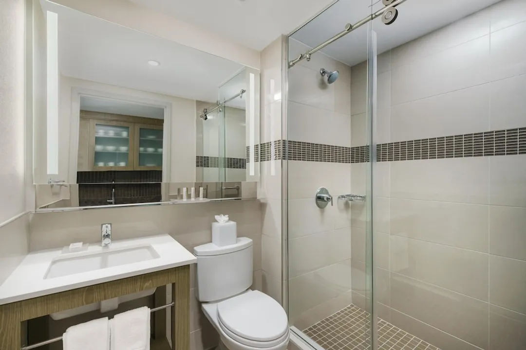 Residence Inn by Marriott New York Downtown Manhattan/Financial District-開放式客房, 1 張特大雙人床, 城市景觀, 邊間-5
