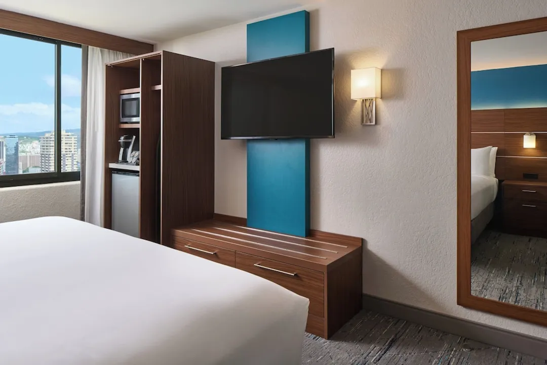 홀리데이 인 익스프레스 와이키키 바이 IHG-스탠다드룸, 킹사이즈침대 1개, 부분 바다 전망-7