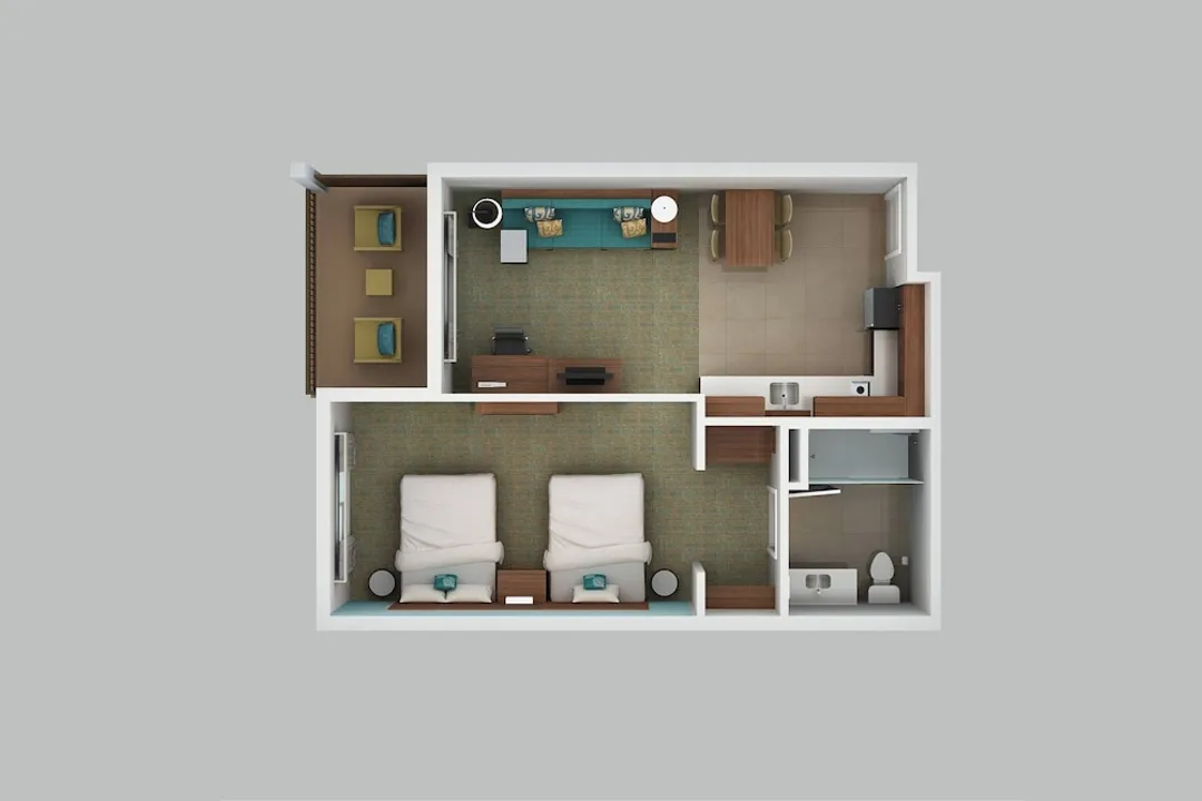 Residence Inn by Marriott Maui Wailea-Suite, 1 Bedroom, Kitchen (Balcony)-9