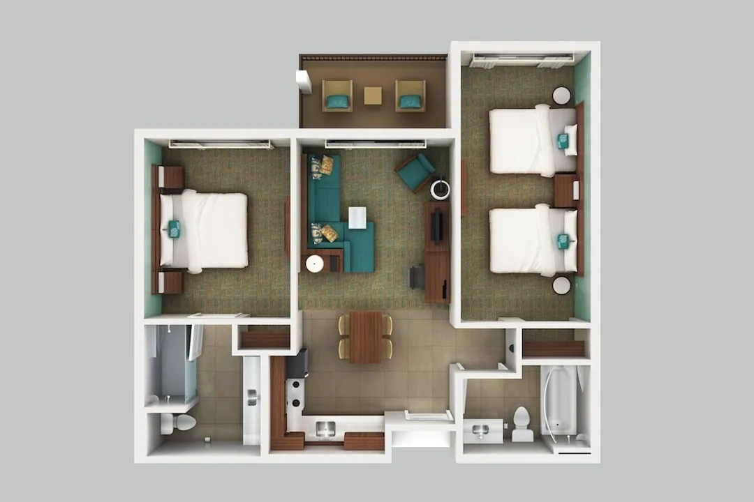 Residence Inn by Marriott Maui Wailea-Suite, 2 Bedrooms, Kitchen-9