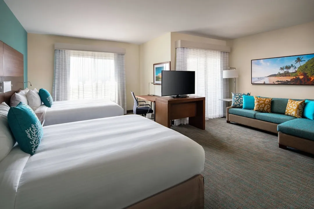 Residence Inn by Marriott Maui Wailea-Studio, Multiple Beds, Kitchen, Ocean View (Balcony)-2