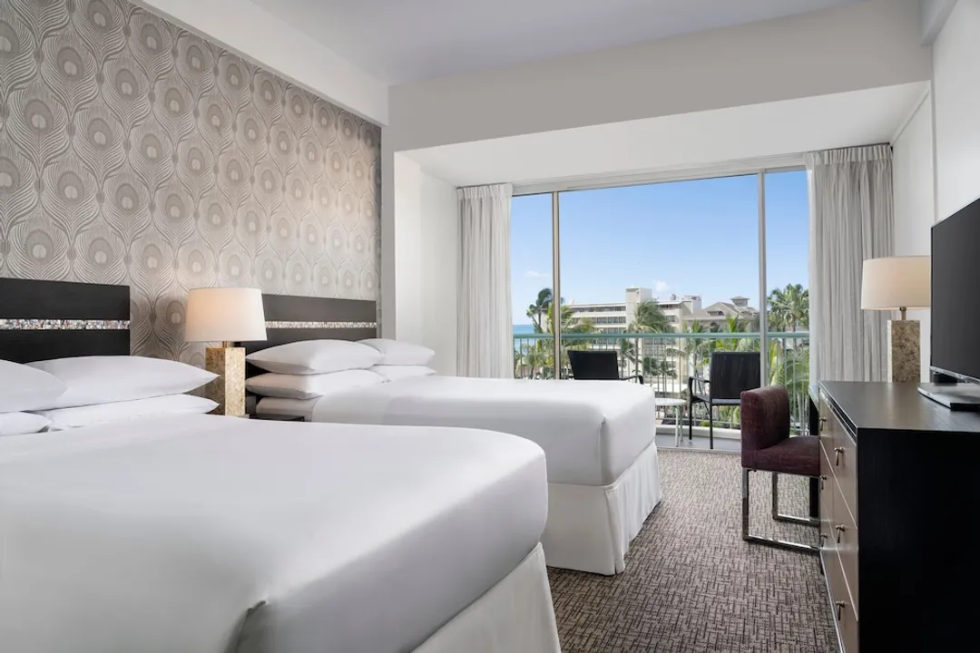 Sheraton Princess Kaiulani Waikiki Beach-Princess Ocean View 2 Double Beds-1