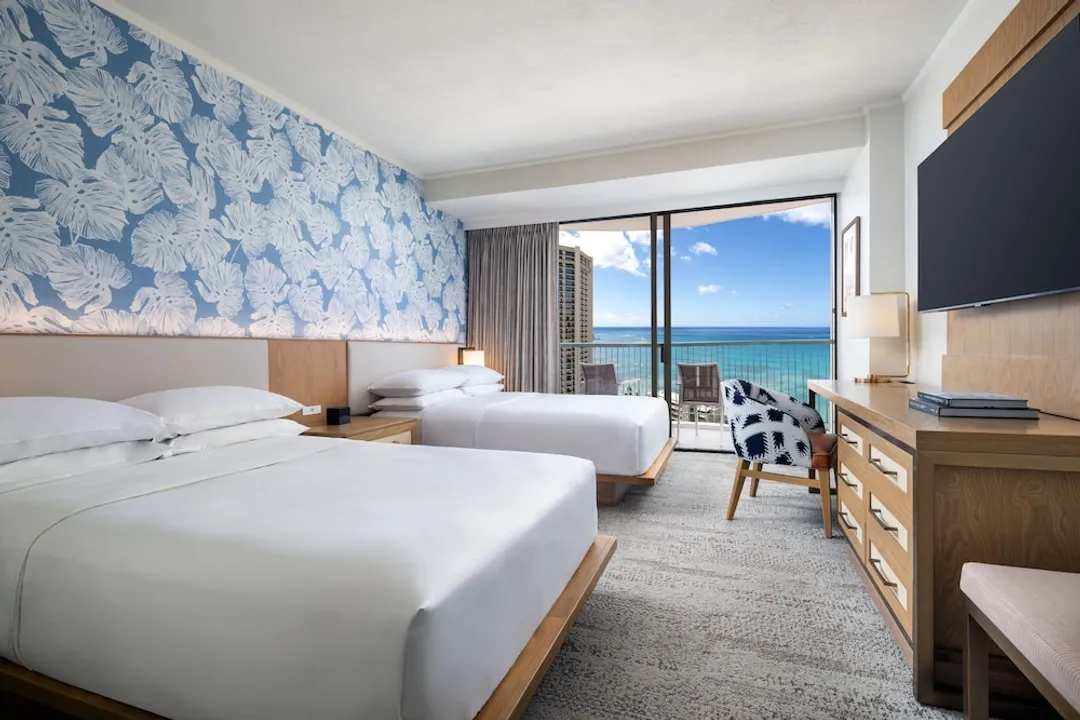 Sheraton Princess Kaiulani Waikiki Beach-Room, 2 Double Beds, Ocean View (Renovated, High Ocean View)-7