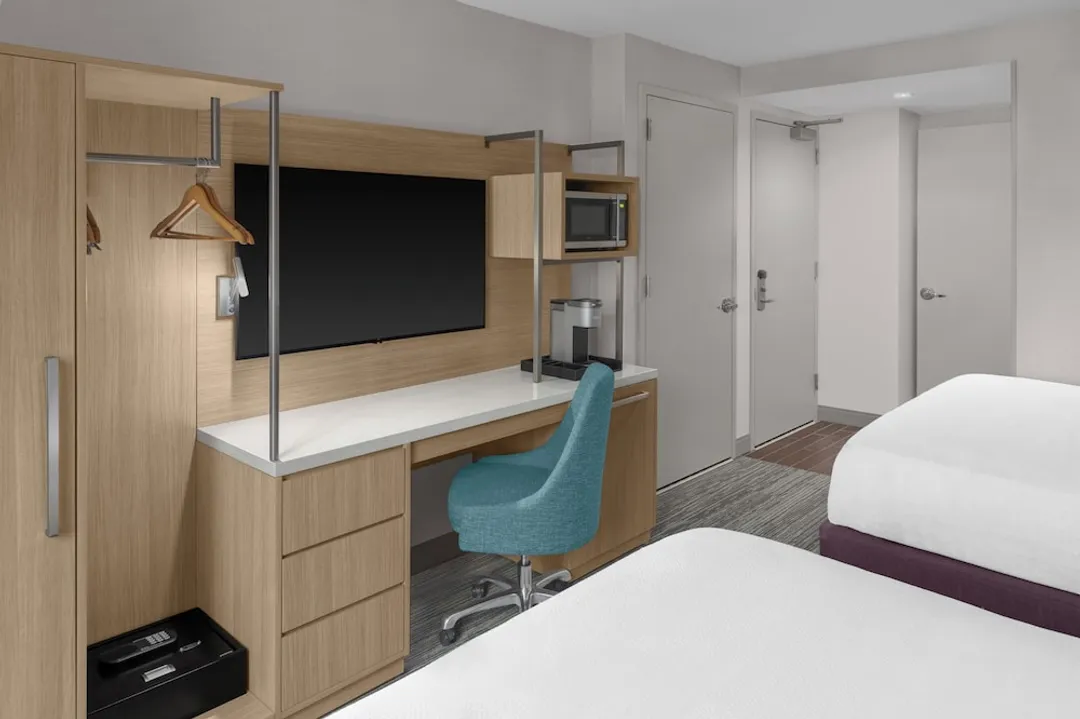 紐約/曼哈頓東中城希爾頓花園旅館-客房, 2 張加大雙人床, 非吸煙房-2