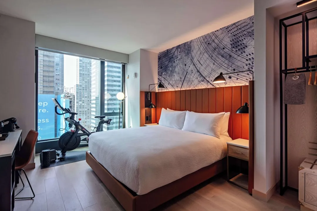 紐約時代廣場 Tempo by Hilton 飯店-客房, 1 張特大雙人床 (Hearing, Peloton)-6