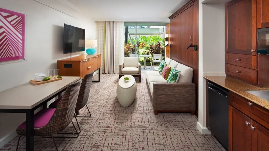 萬豪考艾島海灘俱樂部-Room, 1 Queen Wall Bed, Non Smoking, Garden View-3