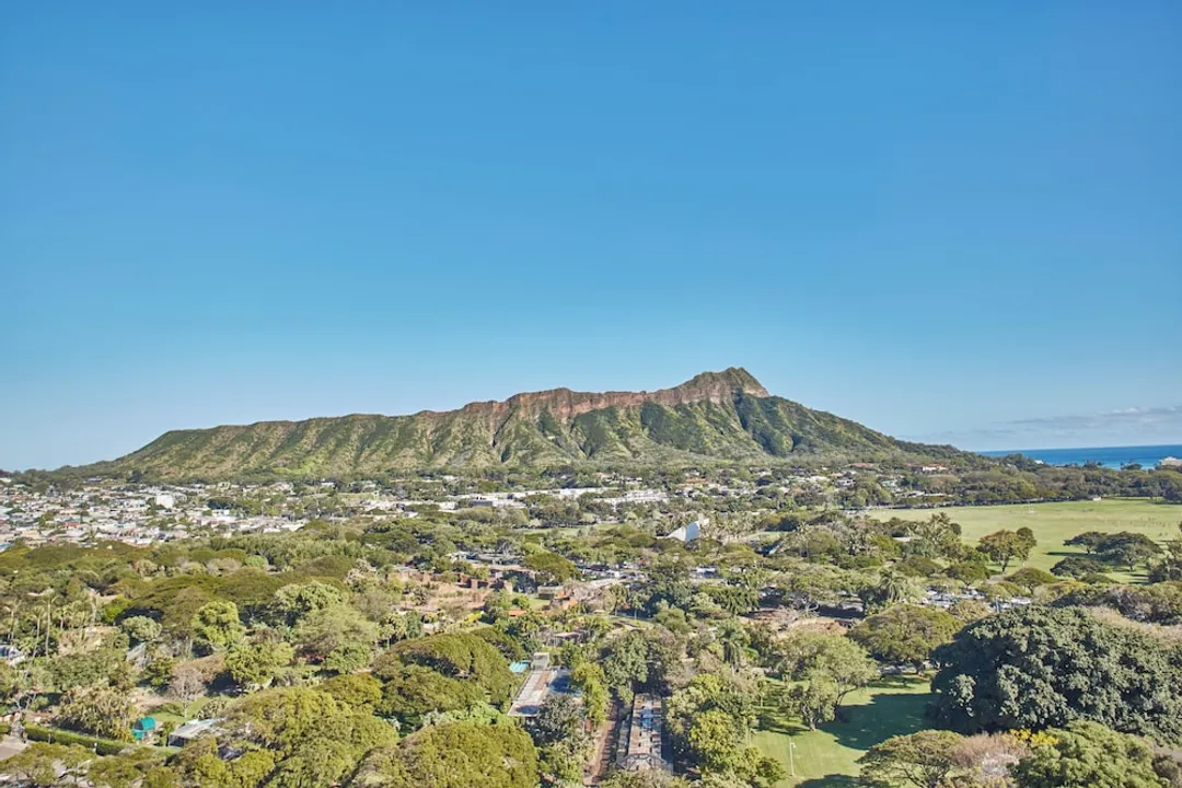 卡皮歐拉尼皇后飯店-客房, 2 張加大雙人床, 陽台 (Diamond Head View)-3
