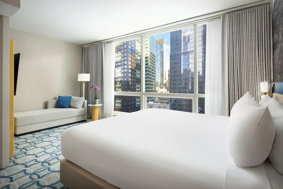千禧首选纽约时代广场酒店-Premier King City View - Fully Renovated-12