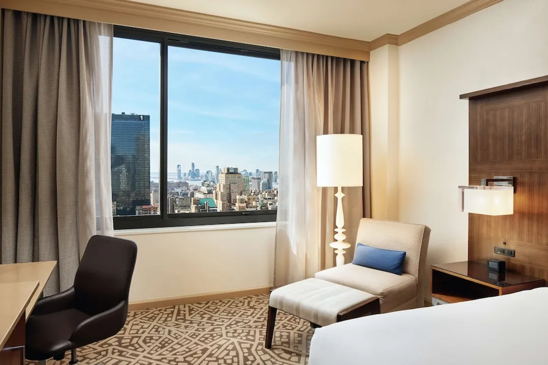 紐約時代廣場希爾頓酒店-豪華客房, 1 張特大雙人床 (Empire State View)-3