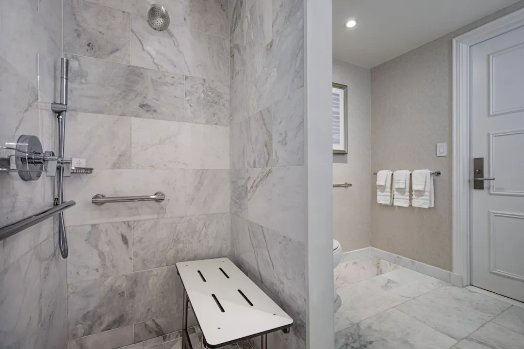 JW 메리어트 에섹스 하우스 뉴욕-주니어 스위트, 킹사이즈침대 1개 및 소파베드 (Mobility Accessible, Roll-In Shower)-5