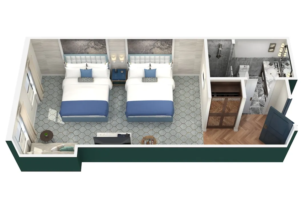 The Wall Street Hotel-Grand Room, 2 Queen Beds-4