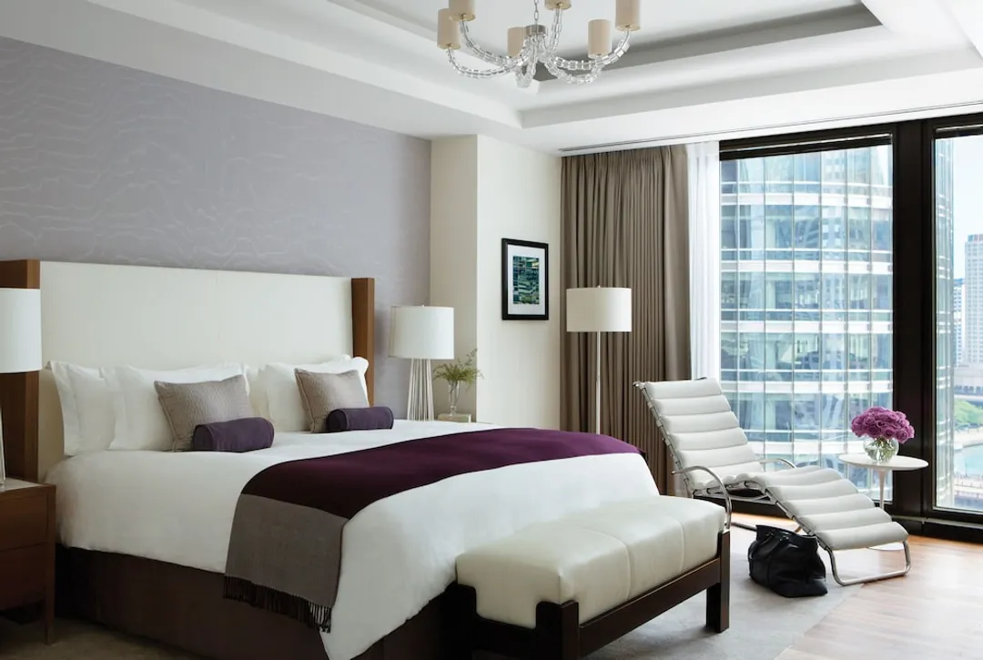 The Langham, Chicago-Club Suite, 1 Bedroom, River View-3