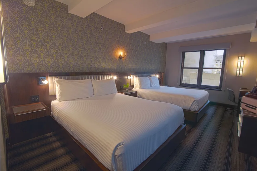 時代廣場愛迪生飯店-Connecting Room, 4 Queen Beds-2