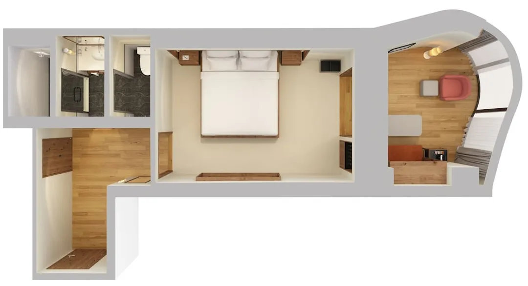 Pendry Manhattan West-開放式客房 (Alcove)-2