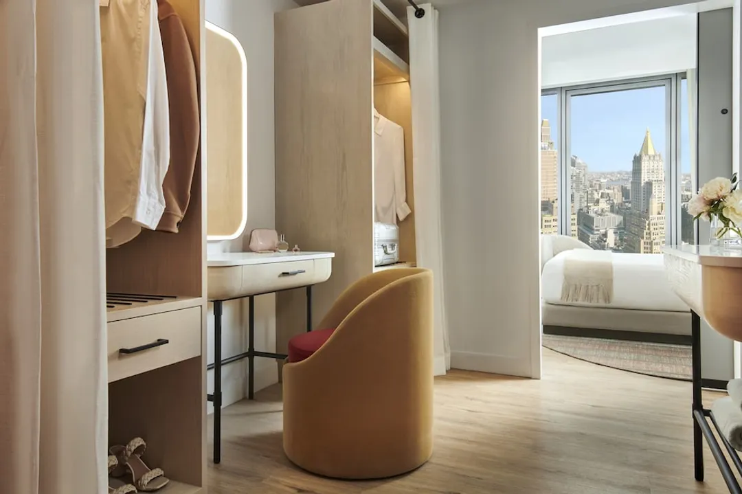 Virgin Hotels New York City-客房, 1 張特大雙人床, 無障礙 (Chamber King ADA)-5
