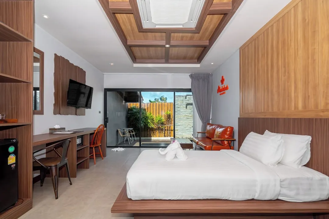 マラバールプールヴィラプーケット-deluxe twin bed with private pool-4