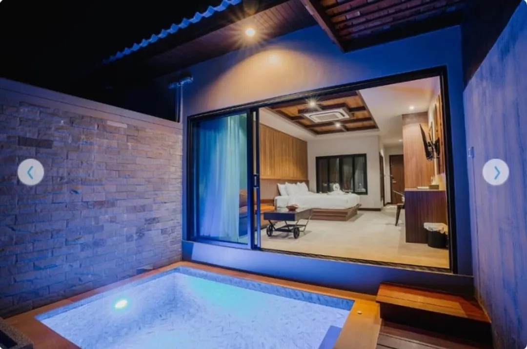 Malabar  Pool Villa Phuket-deluxe villa double bed with private pool-3