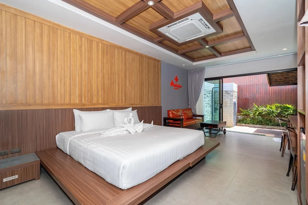 Malabar  Pool Villa Phuket-deluxe villa double bed with private pool-7