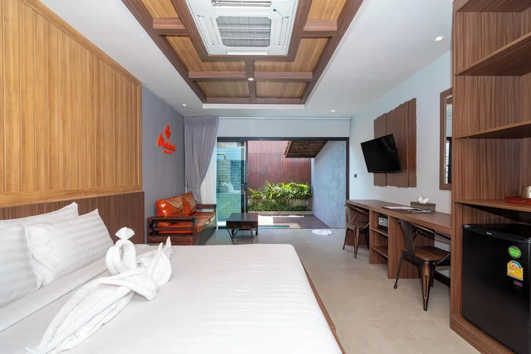 Malabar  Pool Villa Phuket-deluxe villa double bed with private pool-5