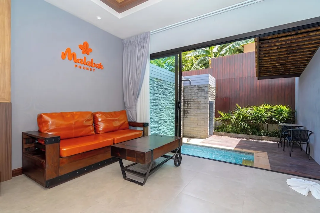 Malabar  Pool Villa Phuket-deluxe villa double bed with private pool-9