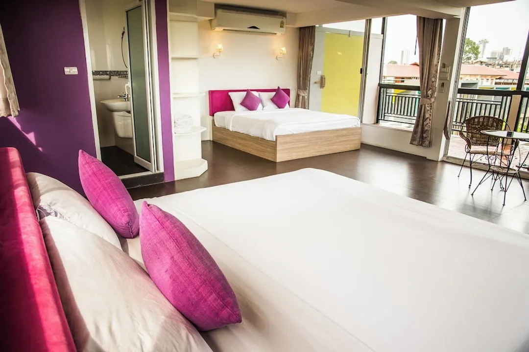 Lantana Pattaya Hotel & Resort-Family Double Room, 1 Bedroom, Non Smoking, Pool View-1