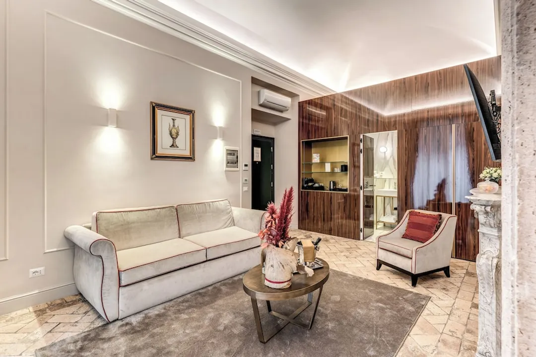 Eitch Borromini Palazzo Pamphilj-Deluxe Suite, 1 King Bed with Sofa bed-11