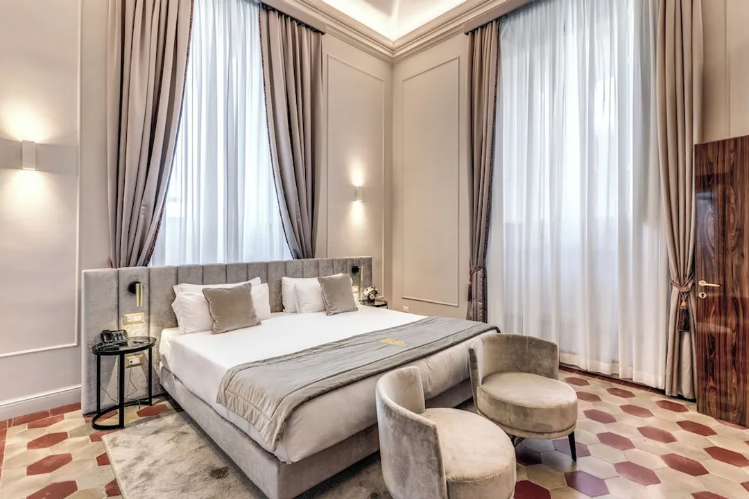 Eitch Borromini Palazzo Pamphilj-Deluxe Suite, 1 King Bed with Sofa bed-1