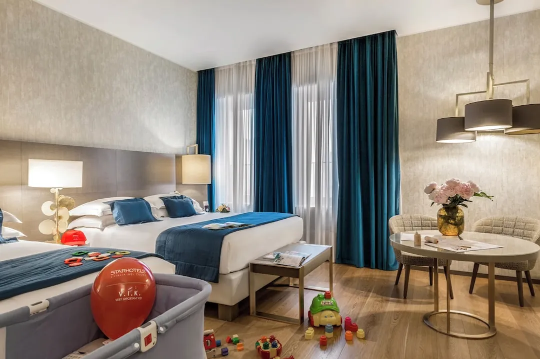 Rosa Grand Milano - Starhotels Collezione-Family Quadruple Room-4