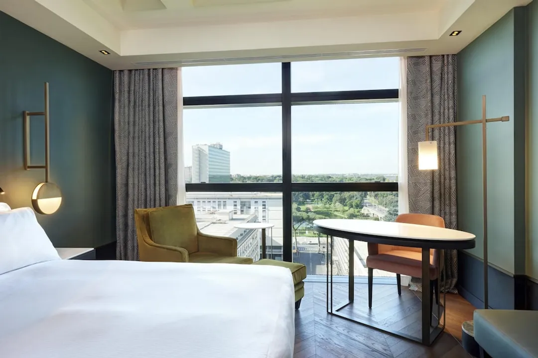 希爾頓羅馬艾烏拉拉瑪飯店-豪華客房, 1 張特大雙人床 (High Floor)-1